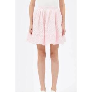 NEW ODEEH fil coupe dot bubble skirt in rose petal